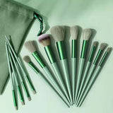13 Pieces Makeup Brush Set Premium Quality, Strong Powder Grab | Quick-drying Ultra-soft Beauty Tools Portable Makeup Brush Set