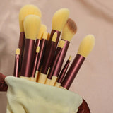 13 Pieces Makeup Brush Set Premium Quality, Strong Powder Grab | Quick-drying Ultra-soft Beauty Tools Portable Makeup Brush Set